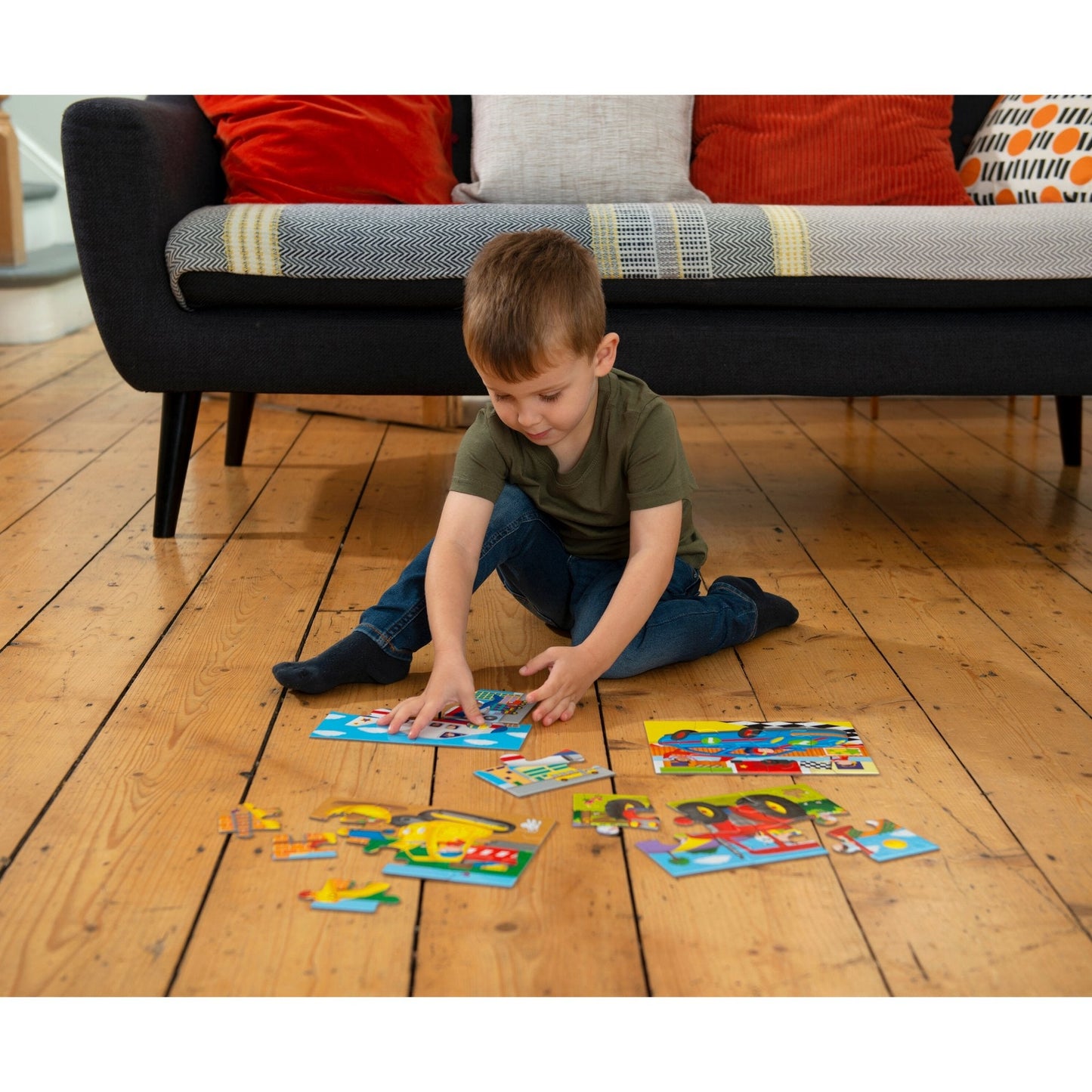 4 Puzzles in a Box - Vehicles